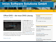Tablet Screenshot of imixs.com